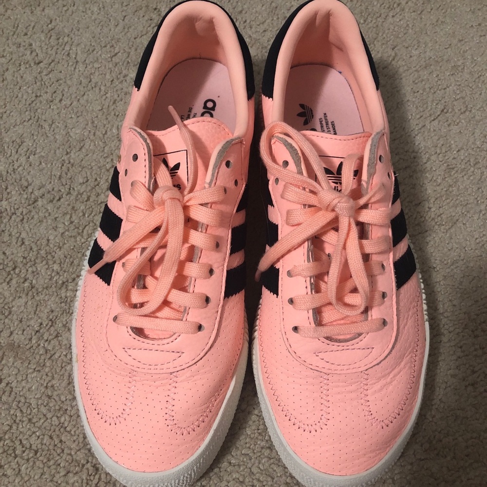 Bright Pink Adidas Shoes